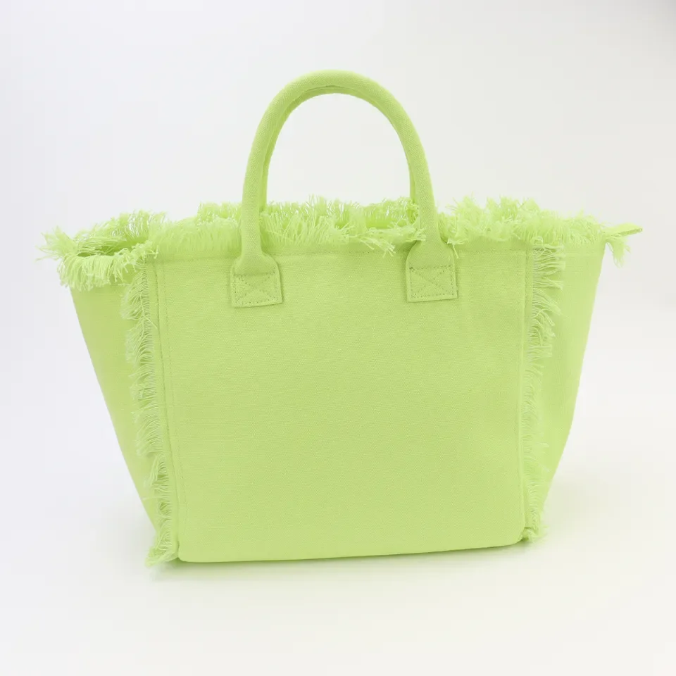 New Design  Purses Fashion Beach Handbags Large Canvas Tassel Bag Tote Bag