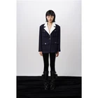 Women Coats Tweed Coat Hot Selling Trench Women Cute Winter Coats Loose Comfortable Genuine Blue Tweed Coat