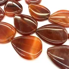 Bead Wholesale Charm Assorted Red Agate Bead Water Drop Pendant Natural Stone Pendants For Jewelry Making