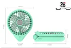 Fan Colorful Mini Pocket Fan With Colorful LED Light Women Make Up Use