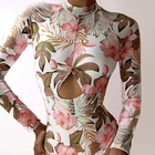 Long Sleeve Swimwear Women Swimwear Julysand Long Sleeve Swimwear Womens Rash Guard With Zipper Wholesal Swimwear