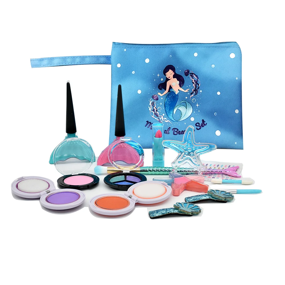 AKIACO Makeup Palette Cosmetics Young Girls Makeup Set Beauty Makeup Toys