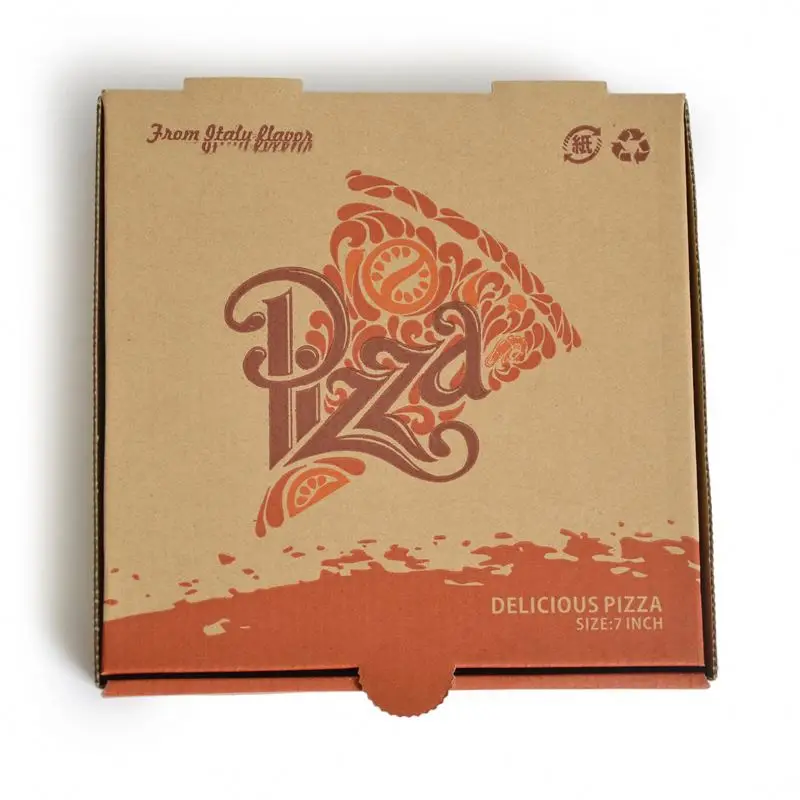 Black pizza box 15inch custom printing pink paper personalised white heated pizza box in italy