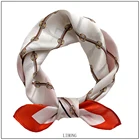 Scarf Custom 10M/M Silk Twill Small Scarf 52cm*52cm Printed Scarf Silk Scarf For Women