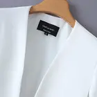 Design Suit 2021 New Fashion Split Design Blazer Cape Jacket White Black Formal Coats Women Suit Jacket