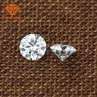 Stone Brilliant Pure White Color Round Shape Diamond MOISSANITE STONE