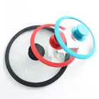 HYRI Stocked Wholesale Silicone Cookware Parts Non-stick Pan Tempered Glass Lid Pot Cover