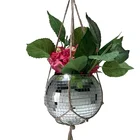 Plant Flower New Design Factory Direct Disco Ball Plant Hanger Flower Pot
