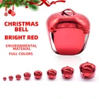 Bell Christmas Hot Sale Vacuum Plating Cross Opening Iron Bell Christmas Bell Pendant