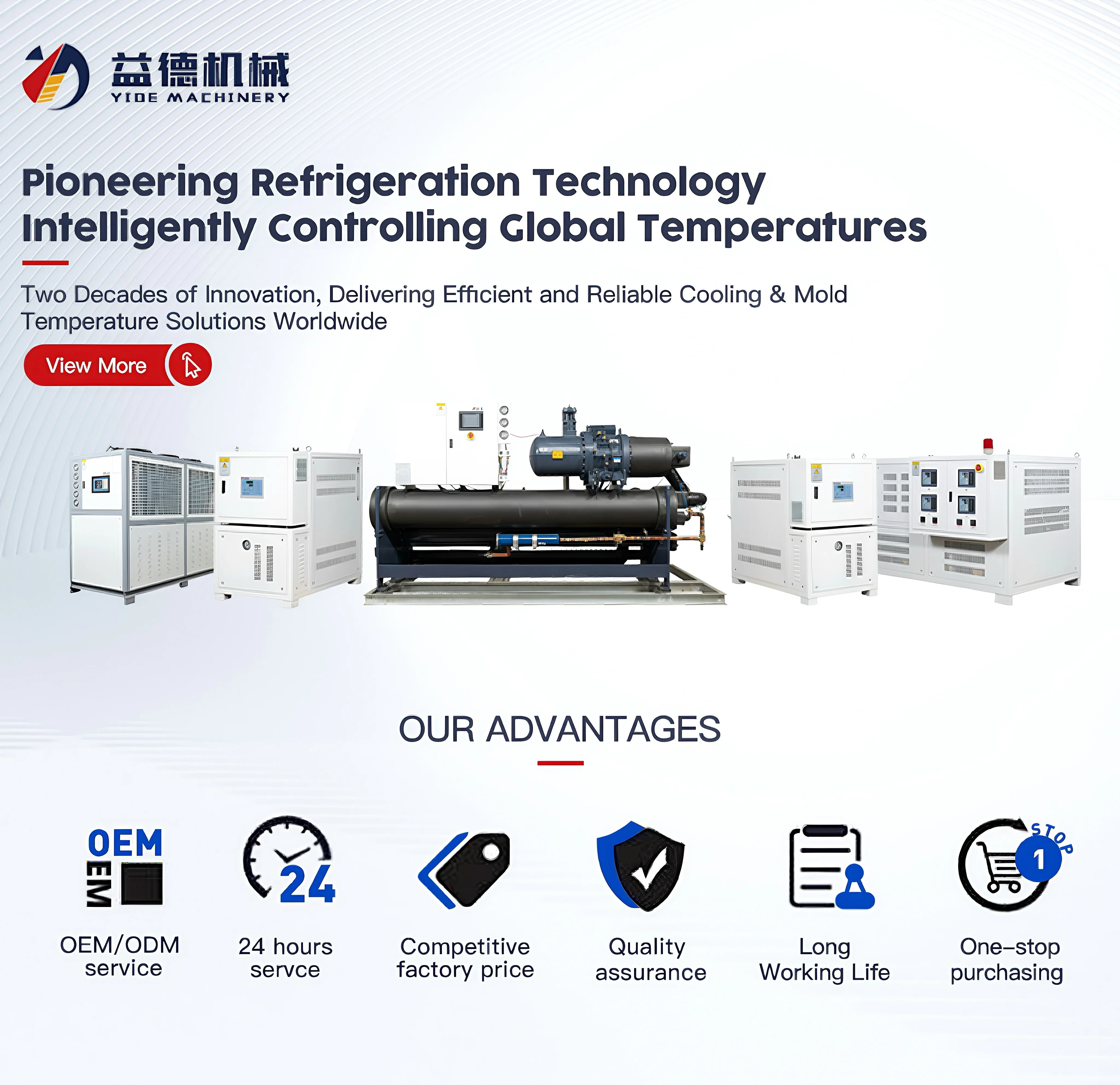 Industrial Chiller, 12HP, Scroll, Plastic - detail 2
