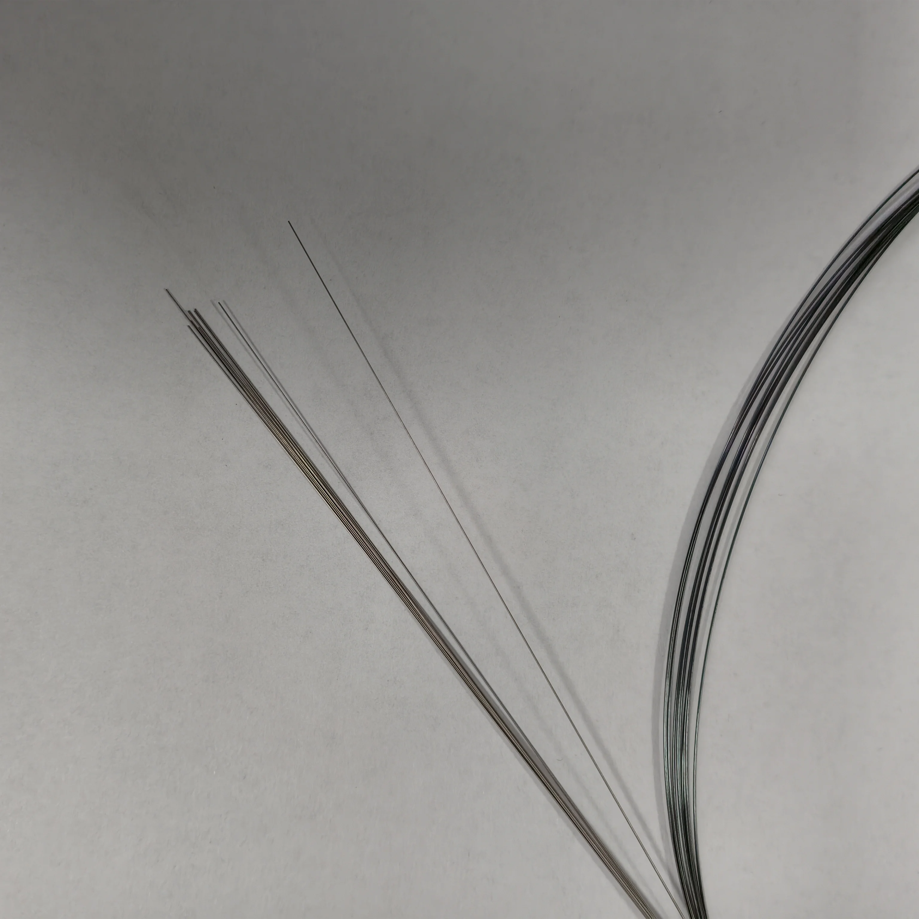Custom Medical Superelastic Nitinol Guide Wires Titanium Shape Memory Alloy ASTM F2063 Bending 1300 Strength Excellent Cutting details