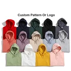Plain 100% Cotton Hoodie Wholesale Plain 100% Cotton Custom Print Graphic Unisex White Hoodie