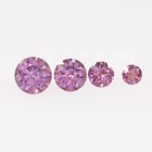 GRA Certificate Round Pink Moissanite Price Per Carat Wholesale Moissanites
