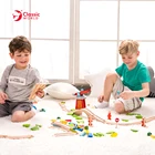 Toy Train Toys Train Wooden Toy Train Educational Role Pretend Play Toy 75 Train Set Wooden Slot Track Toys