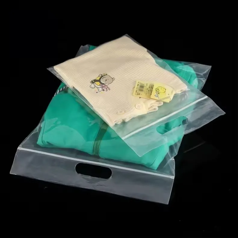 Factory Printing Logo Frosted Zipper Packing Plastic Poly Bag Custom Ziplock Packaging Bags For Clothing