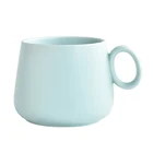 Ceramic Wholesale Reusable Tea Milk Ceramic Mug Custom Logo Porcelain Coffee Cup