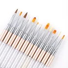 Handle Lid Factory Direct Sale Diamond Metal Handle With Lid Nail Brushes Set