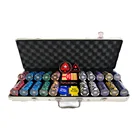 Poker Factory Outlet High Quality Accept Customized Clay Custom Poker Chip Set For Casino