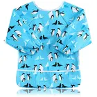 Long Sleeves Bibs Feeding Baby Bib China Factory Baby Feeding Waterproof Long Sleeves Bibs