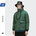 Jacket High Quality Men Stand Collar Plus Size Winter Thick Casual Bubble Coat Jacket With Zipper