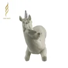 Hot Sale Unicorn Statue Polyresin Crafts For Garden Decoration