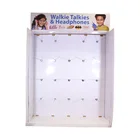 Rack Paper Display Rack With Hook Cardboard Hanging Children Toy Display Rack Pdq Paper Carton Stand With Hooks