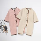 Winter New Autumn And Winter Children Lambs Creeper Thickened Warm BODYSUIT Fashion Hot Sale