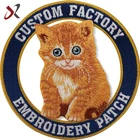 Embroidery Design Wholesale DIY Cheap Custom Embroidery Badge Animal Iron On Design Clothing Custom Embroidery Patch