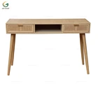 Table Wooden Side Table Wood And Rattan Side Table With Rack