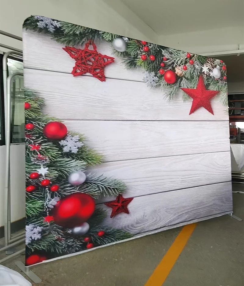 Custom Logo Tension Fabric Cover for Photo Booth Backdrop Stand Decoration Hfb7e93285d5047f3a54dec8c43ec24b8G