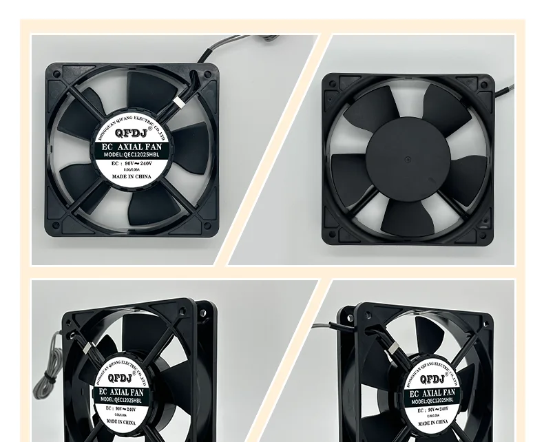 Axial Cooling Fan, Waterproof, IP65/IP67/IP68, 120x120x25mm - detail 8