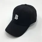 Wholesale Blank Black Wholesale Unisex Blank Plain Black Custom Logo Baseball Cap