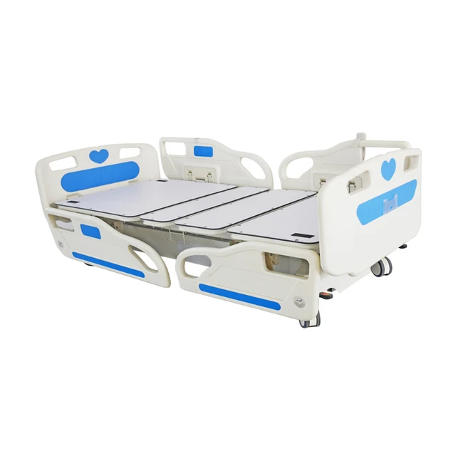 Manual hospital care bed  with turn flexible by X-ray site in ICU