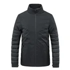 Men Coat Fashion Men Warm Light Cotton Clothes Standing Collar Coat Casual Cotton Clothes
