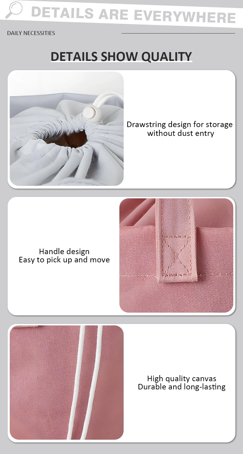 product large convenient collapsible home cloth storage bagscotton linen material for kids toys baby laundry home organization-3