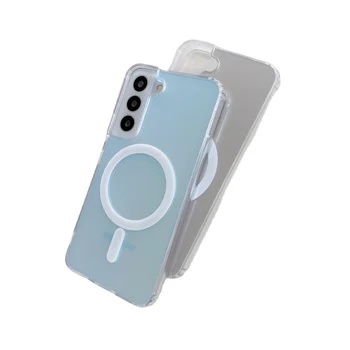 Gradient Laser In Mould Decoration Magnetic Phone Case Deluxe for Samsung S24 Ultra S23 S22
