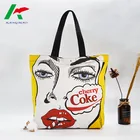 Canvas Bag Black Handle Canvas Bag Custom Print Promotional 100% Cotton Canvas Tote Bag Wholesale