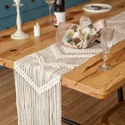 Table Decoration Wedding Dinning Table Decoration Macrame Table Runner