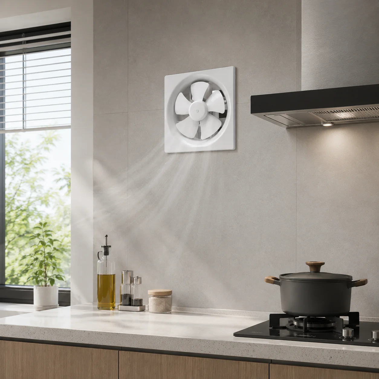 Gemtec Exhaust Fan, 150mm, 240mm, 28W, Wall - detail 10