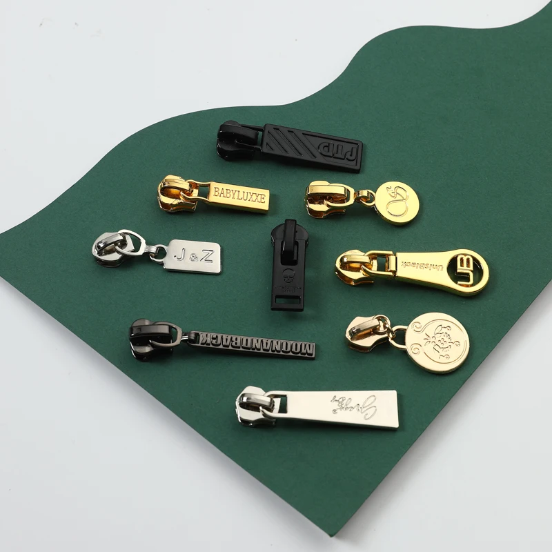 Nickel Free Zinc Alloy Zipper Puller Customized Fashion Design Metal Slider Zipper Puller
