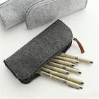 New Fashion Unique Camouflage Pencil Felt Bag Zipper Shining Stationary Bag