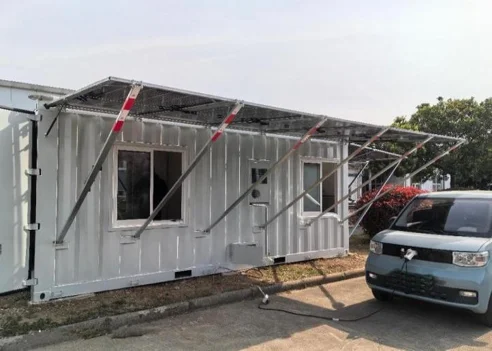 QIANEN 140KW Solar Power Cabin System with 215kWh Lithium Ion Energy Storage Hybrid Inverter Mobile Commercial Use Device factory