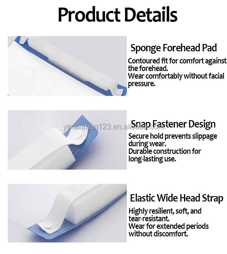 Anti-Fog & Anti-Scratch Plastic Face Shield With Visor Medical Masks for Face Protection & Isolation Protective Face Shield factory