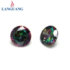 Stone LanGuang 5A High Quality CZ Diamond Cut Round Wholesale Factory Price Synthetic Cubic Zircon Stone