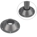 Leg Bracket Metal Bracket High Quality Powder Coated Gray Metal Table Leg Bracket