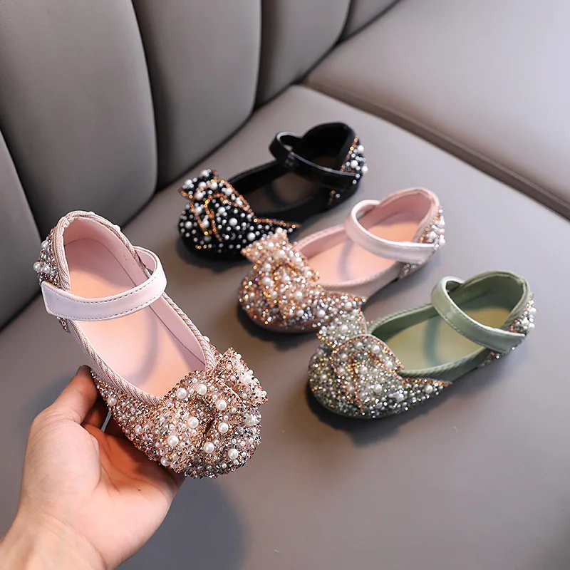 Sale children Infant Kids Baby Girls Fashion Bowknot Slipper Casual Shoes Sandals Slip-On Slippers For Girl Baby Indoor Slippers