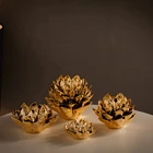 Burner Of 2021 Latest Gold Ceramic Oil Burner In The Shape Of Multi - Shaped Pineapple