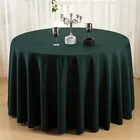 Round Cloth Tablecloth Round Pure Color Plain Cloth Conference Tablecloth Wedding Banquet Polyester Tablecloth