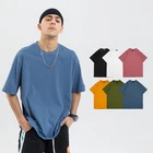 Tshirt Plain Tshirt Wholesale Multi Color Tshirt Printing Blank Plain Mens Cotton Oversized Tshirt