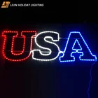 Led Led Motif Lights Indoor Outdoor Hanging Led Light 6.5m Rope Light Christmas Letter Motif Light